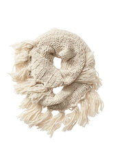 Boho Fringe Infinity Scarf