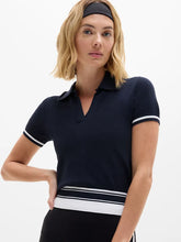 Seamless Polo Tee Sweater