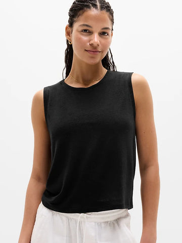 Getaway Linen Blend Muscle Tank