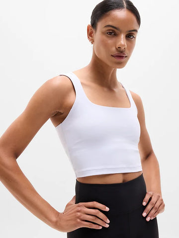 Transcend Square Neck Crop Sports Bra D-DD