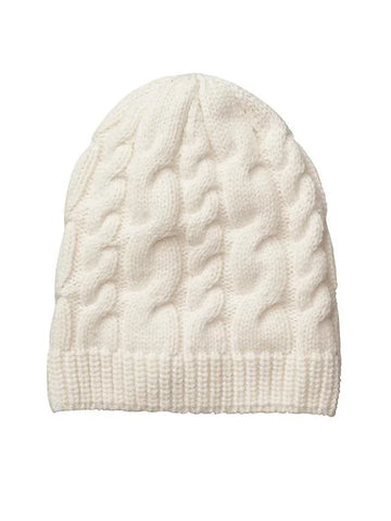 Cashmere Cable Beanie