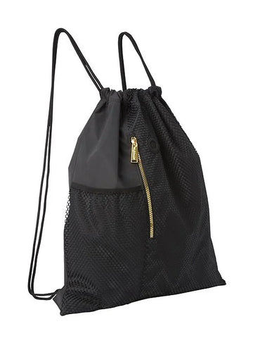 Reflective Mesh Drawstring Bag