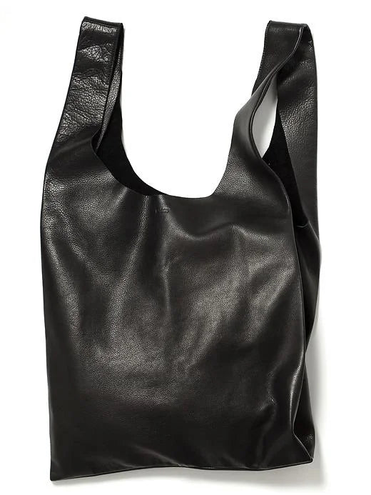 Leather Baggu by Baggu