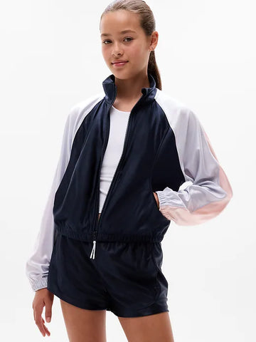 Athleta Girl Shine On Track Jacket