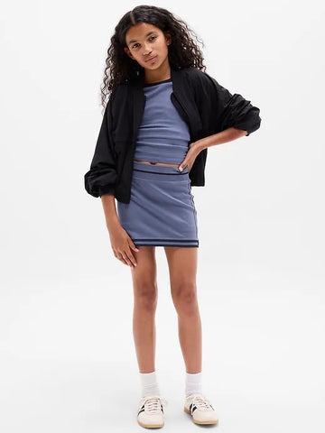 Athleta Girl Rise Above Rib Skort