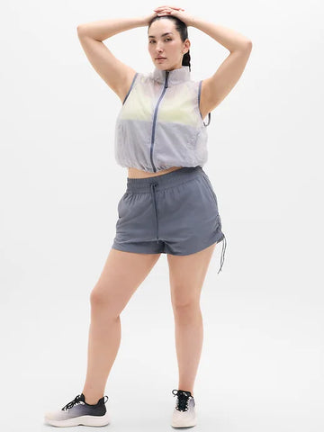 Weekender High Rise Ruched Run Short