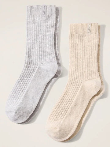 Daydream Waffle Sock 2-Pack