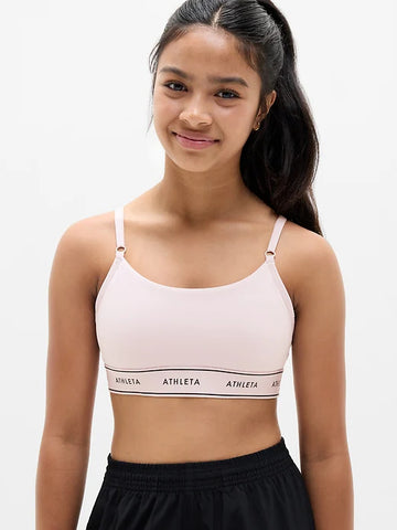 Athleta Girl High Speed Logo Adjustable Bra