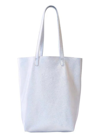 Basic Leather Tote by Baggu