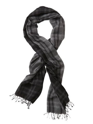 Plaid Lightweight Scarf